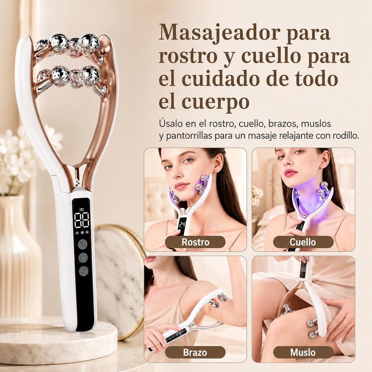 Zental GlowLift Pro™:  Deshincha, define y relaja tu rostro en solo 5 minutos