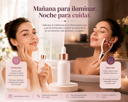 Sérum facial conductor para potenciar skincare